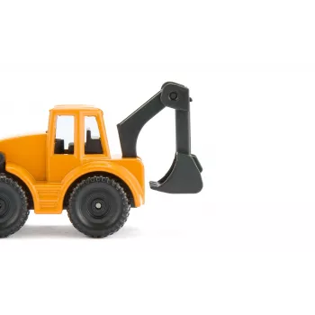 Siku MAN kuorma-auto kaivurikuormaajalla, kuorma-auto-/perävaunumalli, 1:87, MAN, poika/tyttö, metalli, muovi, sininen, keltainen