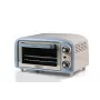 Ariete 3919 sähköuuni Vintage, 800 W, 10 l tilavuus, kaksoislasi, retro, sininen