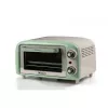 Ariete 3919 sähköinen miniuuni Vintage, 800 W, 10 L tilavuus, kaksoislasi, retro, vihreä