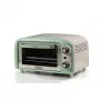 Ariete 3919 sähköinen miniuuni Vintage, 800 W, 10 L tilavuus, kaksoislasi, retro, vihreä
