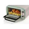Ariete 3919 sähköinen miniuuni Vintage, 800 W, 10 L tilavuus, kaksoislasi, retro, vihreä