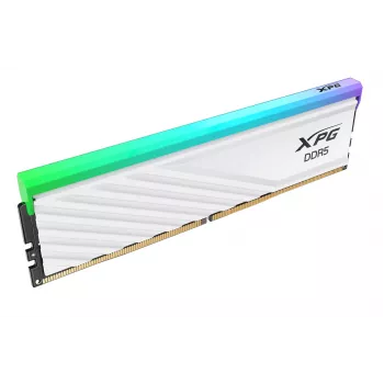 DIMM 32 GB DDR5-6000 (2x 16 GB) dual-kit, keskusmuisti valkoinen, AX5U6000C3616G-DTLABRWH, XPG Lancer Blade RGB, INTEL XMP, AMD EXPO
