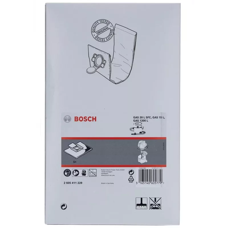 Bosch 2 605 411 229 pölynimuritarvike pölypussit