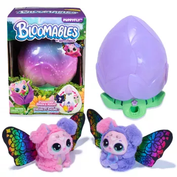 Hatchimals Bloomables by , Puppyfly yllätysinteraktiivinen lelu & kukka toistuvalla paljastuksella & muodonmuutoksella, 100+ ääntä & reaktiota (tyylit vaihtelevat), lastenlelu tytöille & pojille