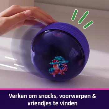 Interaktiivinen hamsteripallolelu Spinmaster Bitzee, yli 20 digitaalista hamsteria, pyörii ja reagoi kosketukseen, AA-paristo, monivärinen