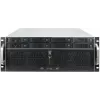 Inter-Tech IPC Storage 4U-4708 19" palvelinkotelo räkkiin, 4U, 8x 2,5/3,5" Hot-Swap HDD -paikkaa, SAS 12G -taustalevy, E-ATX, 4x edessä + 2x takana 80 mm tuuletinta, musta