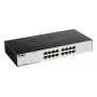 D-Link GO-SW-16G hallitsematon L2 Gigabit Ethernet (10/100/1000) 1U musta