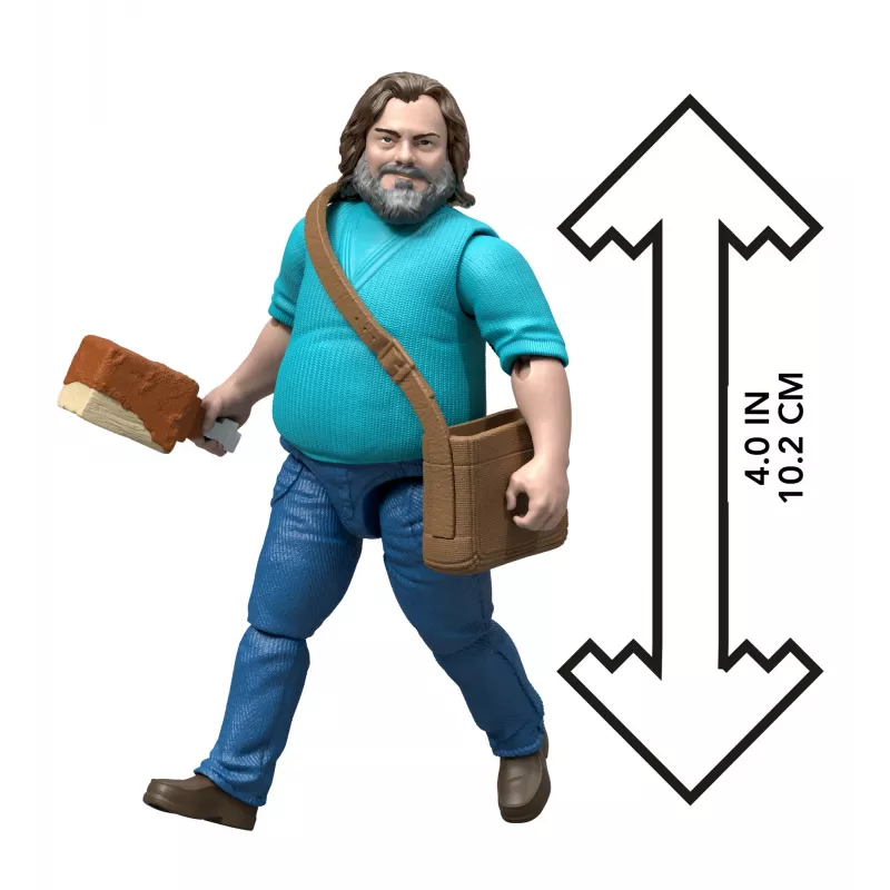 Toimintahahmo MATTEL Minecraft Steve tarvikkeineen, 4 tuumaa (6+), muovi, monivärinen