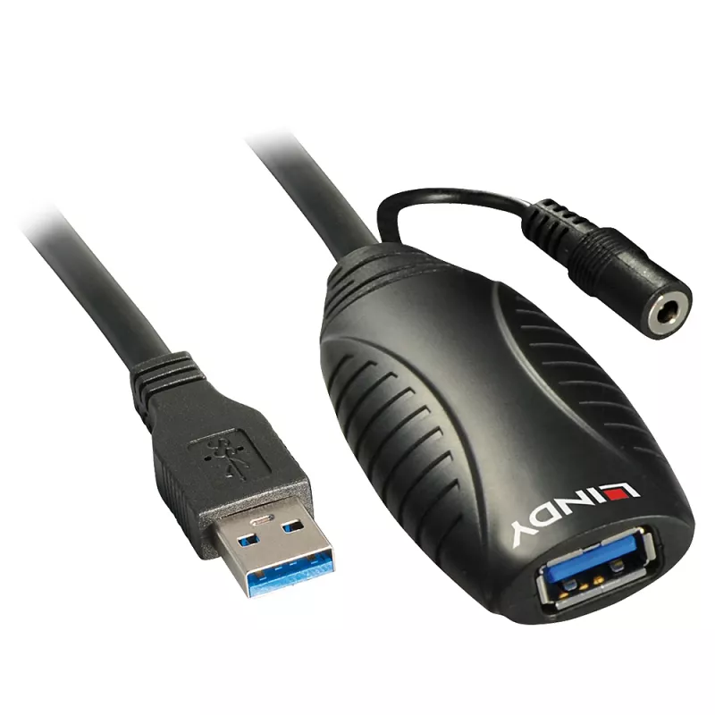 USB-jatkokaapeli Lindy 15m USB 3.0 aktiivinen jatkojohto