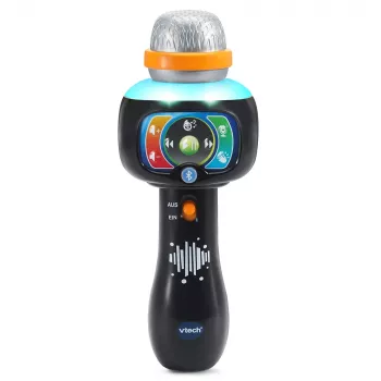 VTech Baby Magisches Singspaß-Mikrofon, lelumikrofoni, 2 vuosi/vuotta, AAA, 200 g, musta