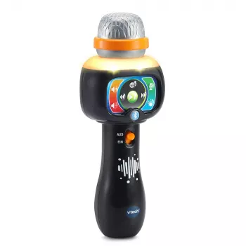 VTech Baby Magisches Singspaß-Mikrofon, lelumikrofoni, 2 vuosi/vuotta, AAA, 200 g, musta