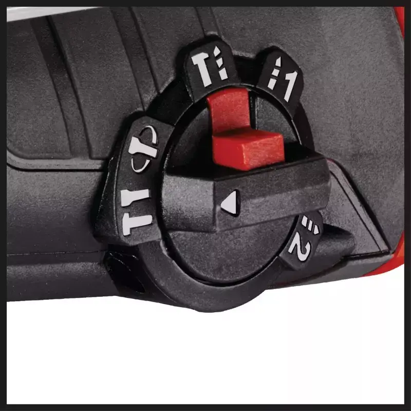 Einhell TE-RH 950 5F poravasara, 950 W, 3 J, SDS-plus, 2600 r/min, kotelolla, musta/punainen