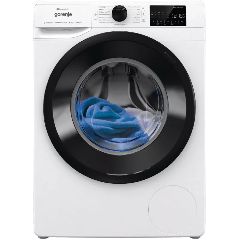 Gorenje WPNEI84A1TS pesukone edestä täytettävä 8 kg 1400 kierr./min valkoinen