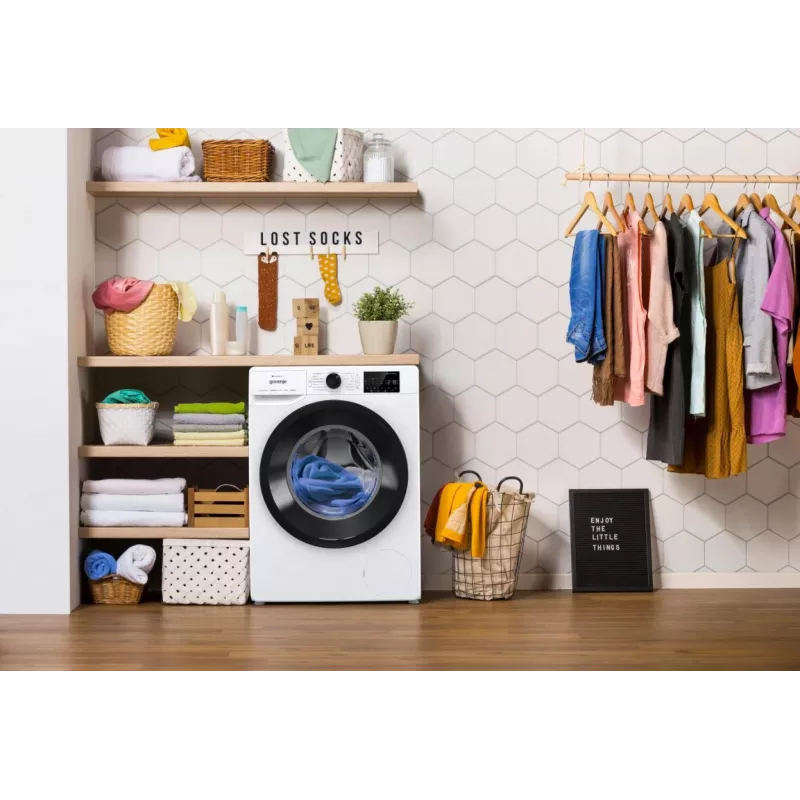 Gorenje WPNEI84A1TS pesukone edestä täytettävä 8 kg 1400 kierr./min valkoinen