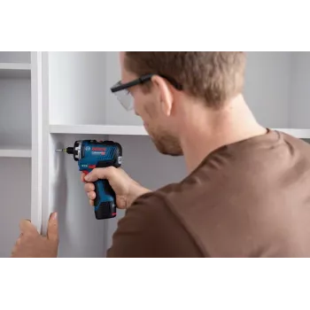 Bosch GSR 12V-35 HX Professional akkuruuvinväännin, 12 V, 35 Nm, 1750 r/min, 2-nopeuksinen, ilman akkua ja laturia, L-BOXX, sininen/musta