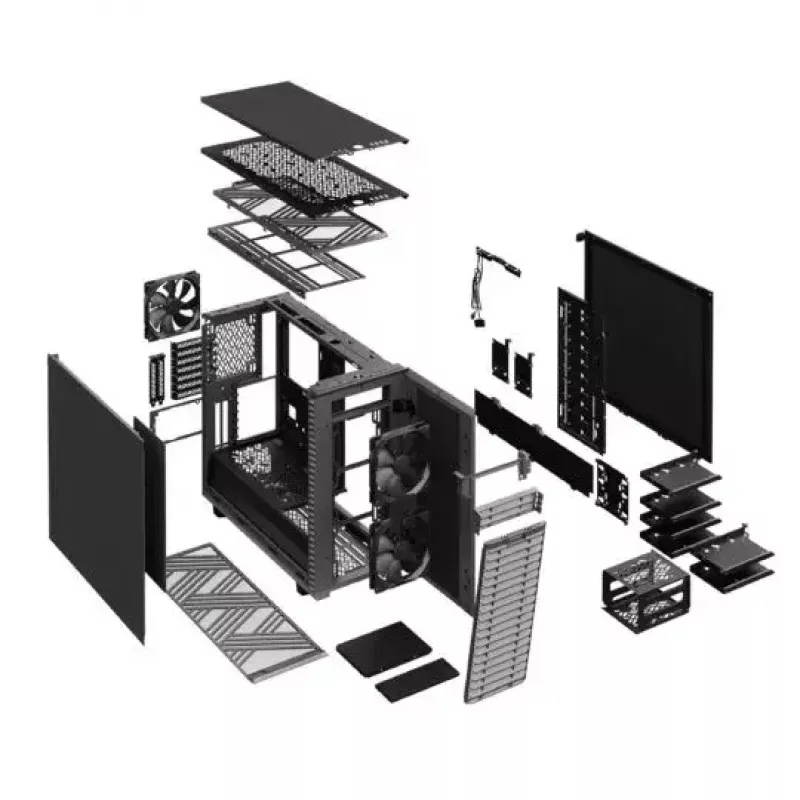 Fractal Design Define 7 PCGH Edition Midi-Tower-kotelo, musta (FD-C-DEF7A-11)