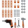 Lasten työkalusalkku Simba-Dickie Smoby Black+Decker leikkityökalusarja