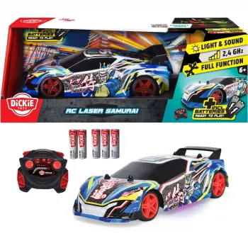 Radio-ohjattava auto Simba-Dickie Dickie RC Laser Samurai mittakaava 1:20