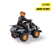 Kauko-ohjattava mutkaquad Simba‑Dickie 1:18 mittakaava, RC leluquad, paristokäyttöinen