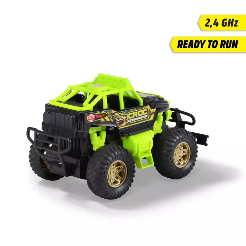 Radio-ohjattava krokotiililelu Simba-Dickie Croc Commander mittakaavassa 1:18