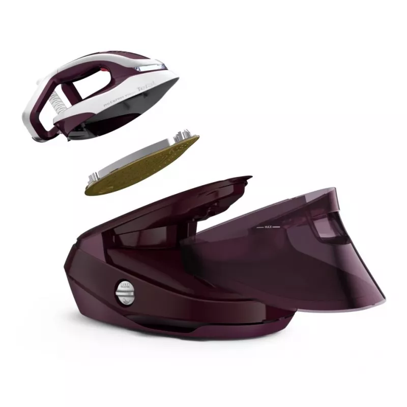 Tefal Pro Express Vision GV9810 3000 W 1,1 L Durilium AirGlide Autoclean -silityspohja punainen, valkoinen