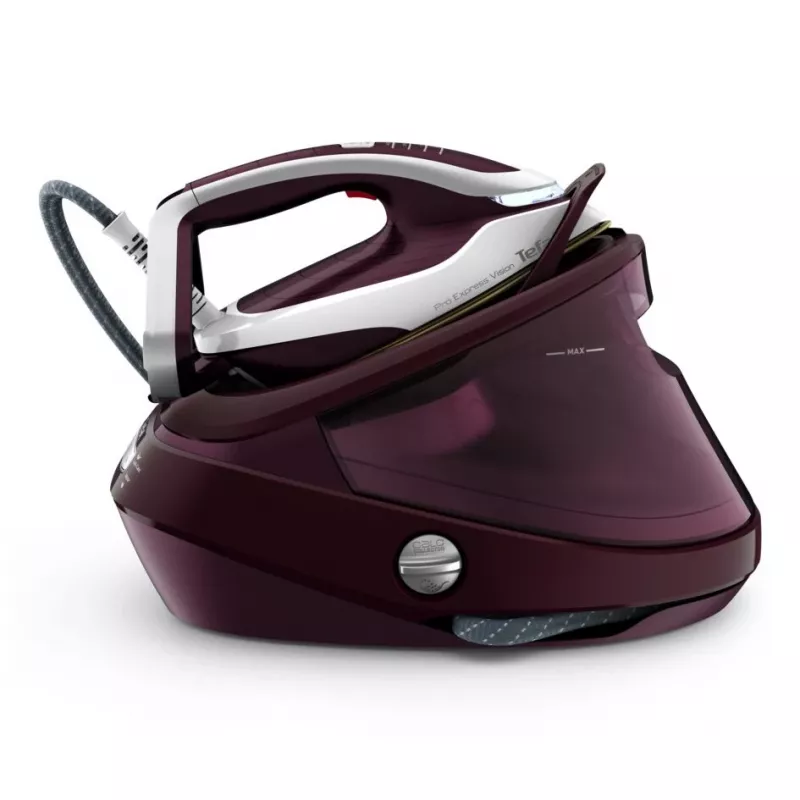 Tefal Pro Express Vision GV9810 3000 W 1,1 L Durilium AirGlide Autoclean -silityspohja punainen, valkoinen