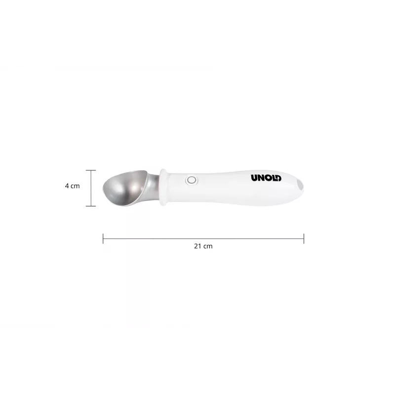 Jäätelökauha Unold 488990 4 mm ruostumaton teräs muovi valkoinen