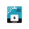 Kingston Technology 64GB microSDXC Canvas Go Plus Gen4 200R A2 U3 yksittäispakkaus ilman ADP