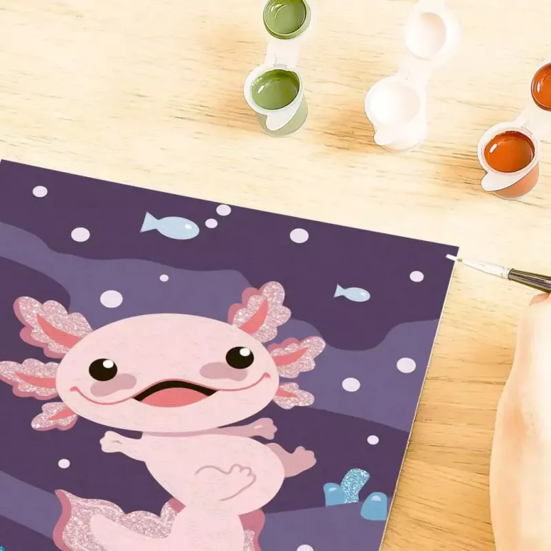 Maalaussarja Ravensburger CreArt — Axolotl (taidesarja), Ravensburger