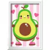 Maalaussarja Ravensburger CreArt — Avocado (kuvioitu aihe)