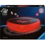 3D-palapeli Ravensburger Iconics Allianz Arena valolla, 216 palaa
