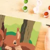Maalaussarja Ravensburger CreArt – Cuddling Squirrels (malli 25882) Ravensburgerilta