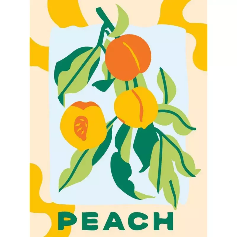 Maalaussarja Ravensburger CreArt — Peaches (luova maalaussarja, malli 25517)