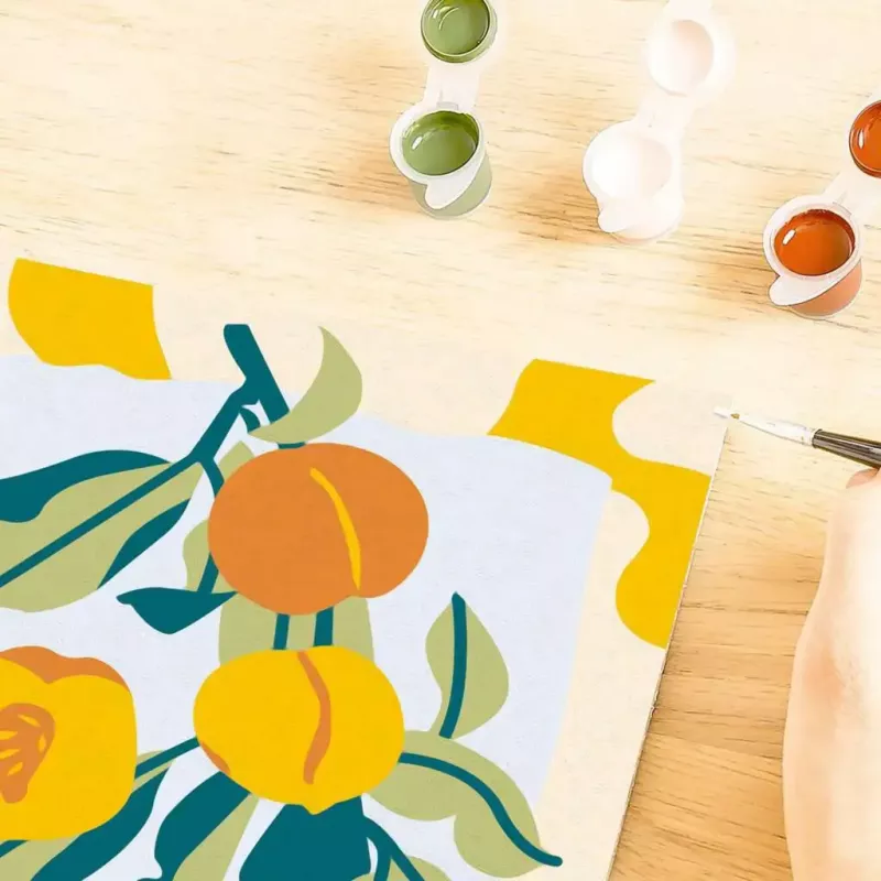 Maalaussarja Ravensburger CreArt — Peaches (luova maalaussarja, malli 25517)