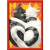 Ravensburger-maalaussarja CreArt - Cat Love (luova maalaussarja)