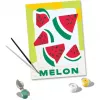 Maalaa numeroilla -sarja Ravensburger CreArt – melonit (kuvio), Ravensburger 25516