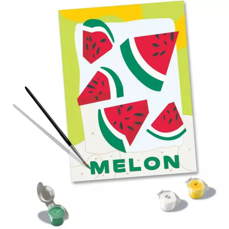 Maalaa numeroilla -sarja Ravensburger CreArt – melonit (kuvio), Ravensburger 25516