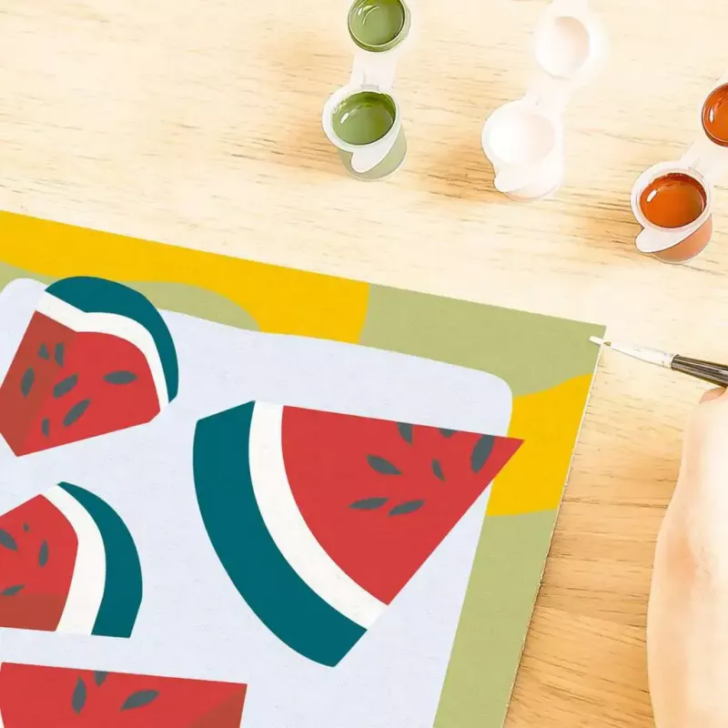Maalaa numeroilla -sarja Ravensburger CreArt – melonit (kuvio), Ravensburger 25516