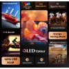 Hisense 65E77Q 165,1 cm (65") QLED 4K Ultra HD älytelevisio, VIDAA, Wi-Fi, kolmoisviritin, musta