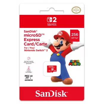 microSD Express -kortti NINTENDO 256 GB Nintendo Switch 2:lle, Mario-kuosi