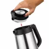 Unold 18715 vedenkeitin 1,5 L 1800 W musta, ruostumaton teräs