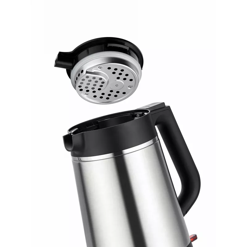 Unold 18715 vedenkeitin 1,5 L 1800 W musta, ruostumaton teräs