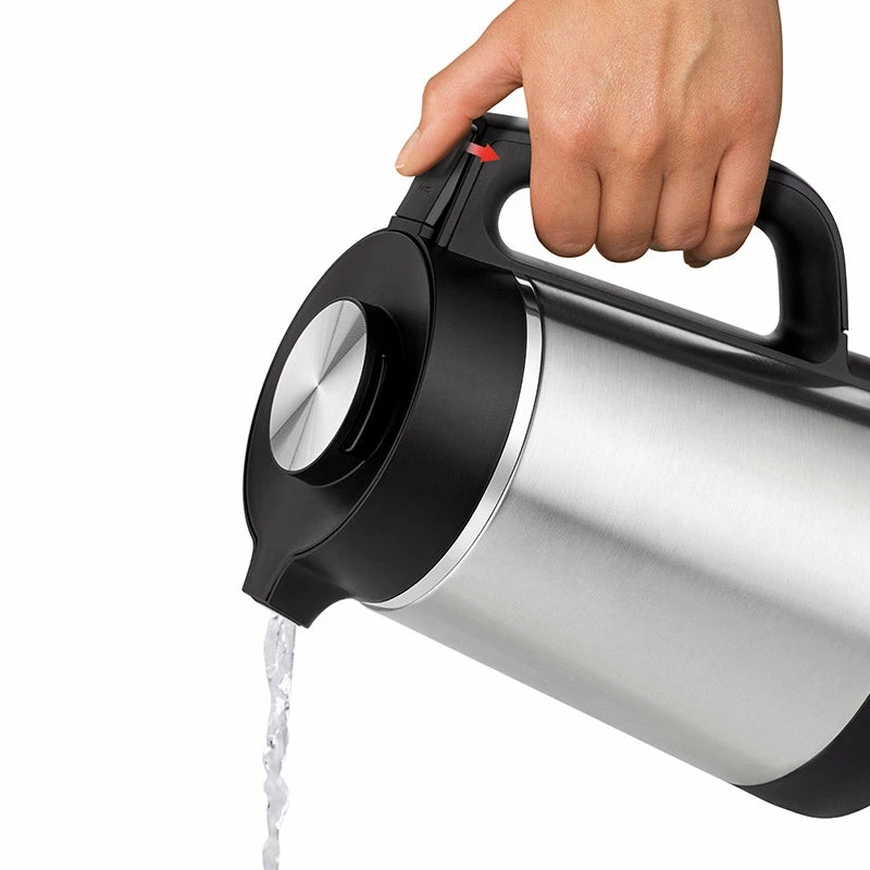 Unold 18715 vedenkeitin 1,5 L 1800 W musta, ruostumaton teräs