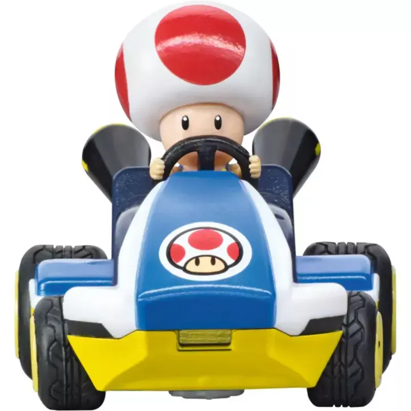 Kauko-ohjattava leluauto CARRERA Mario Kart Mini RC – Toad Paperbox, 2,4 GHz