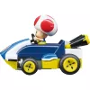 Kauko-ohjattava leluauto CARRERA Mario Kart Mini RC – Toad Paperbox, 2,4 GHz