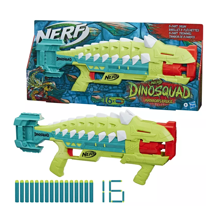 Nerf DinoSquad Armorstrike, leluase, 8 vuotta, 99 vuotta, dinosaurus, 1 kg