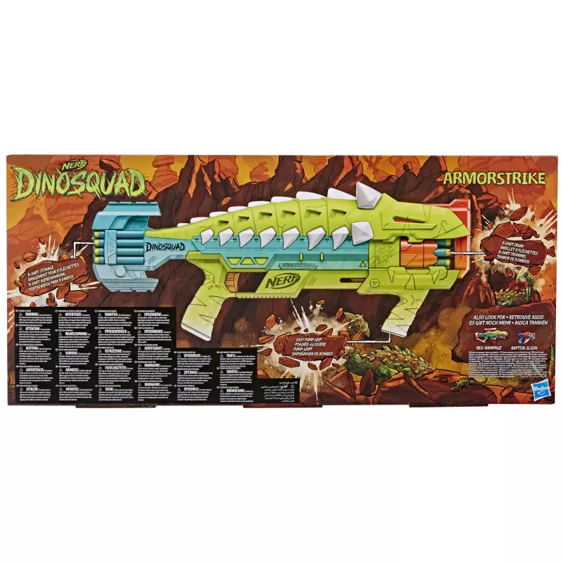 Nerf DinoSquad Armorstrike, leluase, 8 vuotta, 99 vuotta, dinosaurus, 1 kg