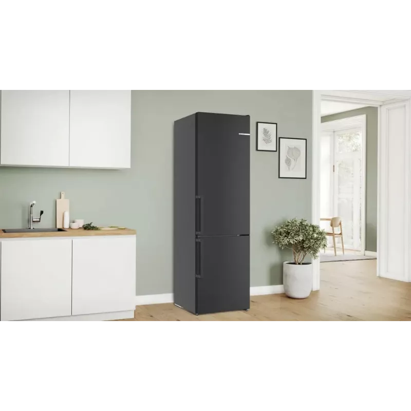 Bosch KGN39VXAU jää-pakastinyhdistelmä vapaasti seisova 363 l musta