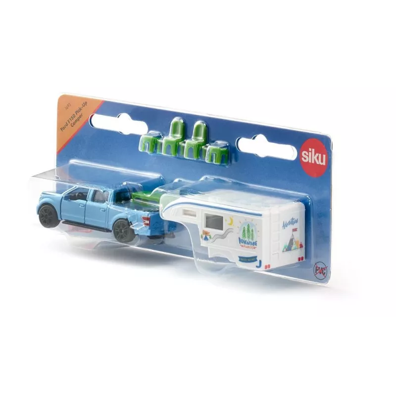 Auto Siku Ford F150 metalli muovi sininen vihreä valkoinen 3+ vuotta
