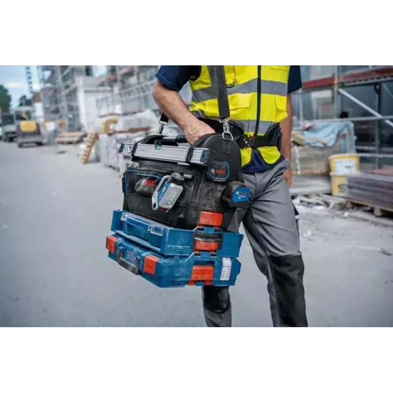 Bosch GWT 20 Professional 1600A025L6 työkalulaukku, 1000D-polyesteri, kantavuus 23 kg, musta/sininen